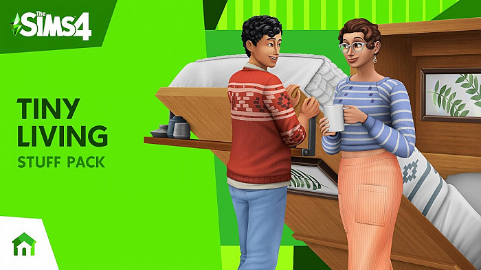 Обложка для игры The Sims 4: Tiny Living