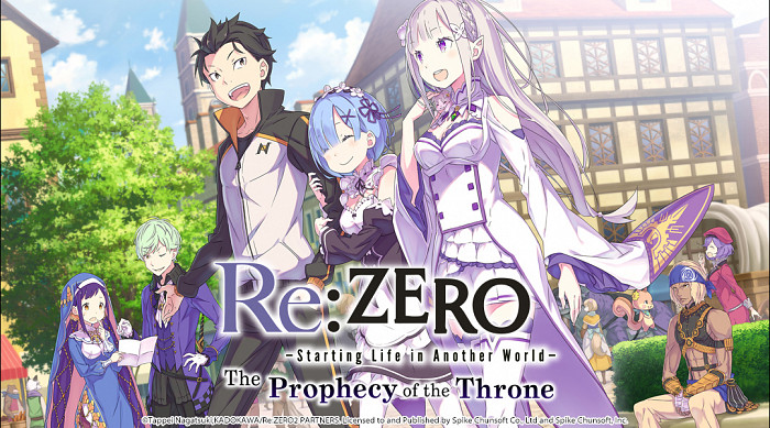 Обложка для игры Re:Zero - Starting Life in Another World - The Prophecy of the Throne