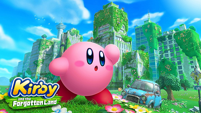 Обложка игры Kirby and the Forgotten Land