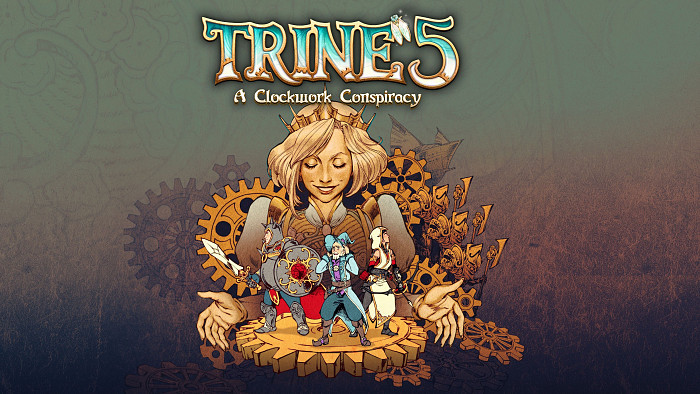 Обложка для игры Trine 5: A Clockwork Conspiracy