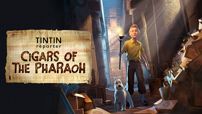 Обложка игры Tintin Reporter: Cigars of the Pharaoh