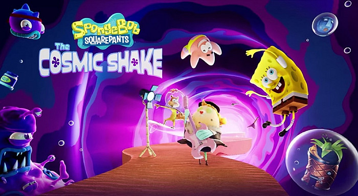 Обложка игры SpongeBob SquarePants: The Cosmic Shake