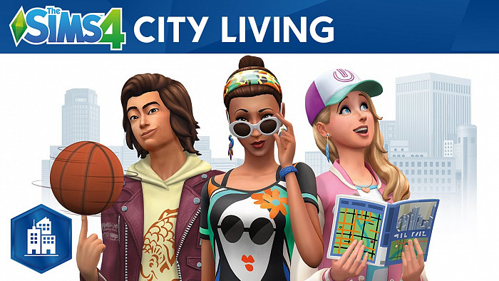 Обложка для игры The Sims 4: City Living