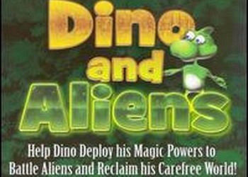 Обложка для игры Dino and Aliens