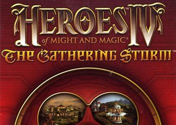 Обложка для игры Heroes of Might and Magic 4: The Gathering Storm
