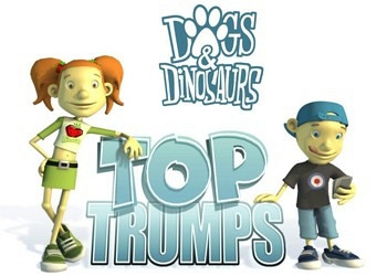 Обложка для игры Top Trumps Adventures: Dogs & Dinosaurs