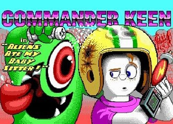 Обложка игры Commander Keen 6: Aliens Ate My Baby Sitter!