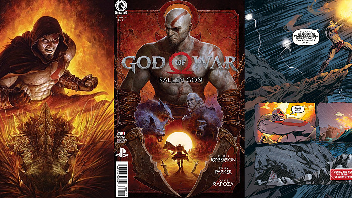 Первые изображения комикса God of War: Fallen God