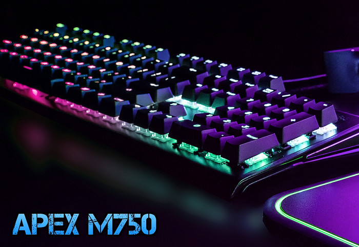 SteelSeries представили игровую механическую клавиатуру APEX M750
