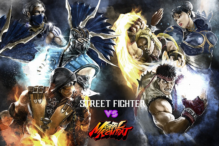 Новость Персонажи Street Fighter могли посетить Mortal Kombat