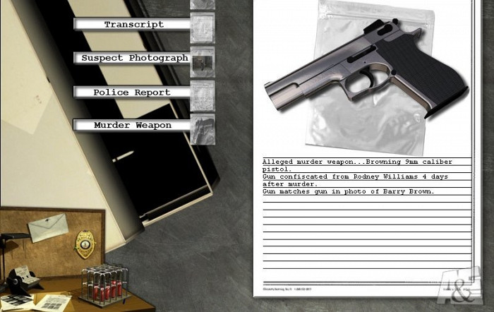 Скриншот из игры Cold Case Files: The Game