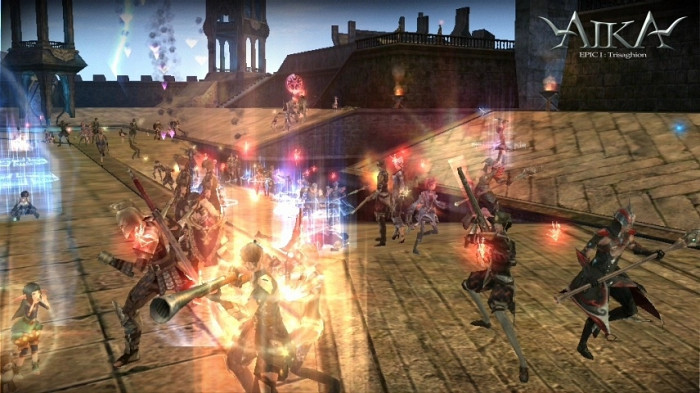 Скриншот из игры AIKA Online