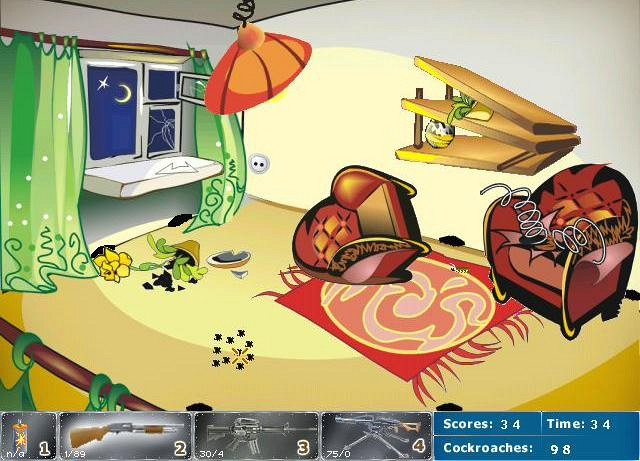 Скриншот из игры Cockroaches