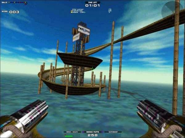 Скриншот из игры Clusterball