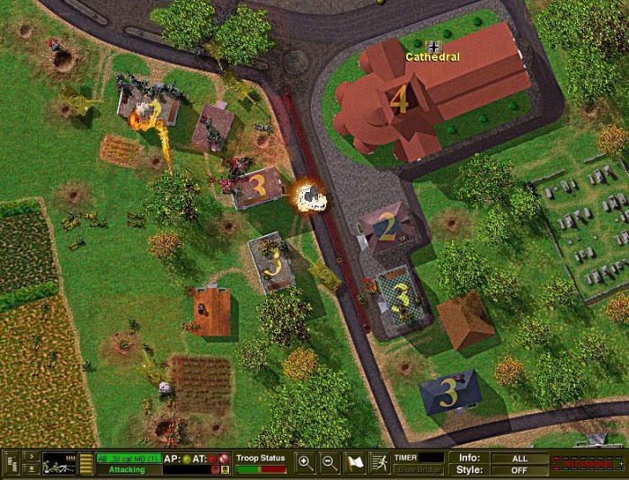 Скриншот из игры Close Combat 2: A Bridge Too Far