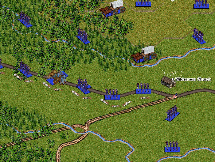 Скриншот из игры Civil War Battles: Campaign Chancellorsville