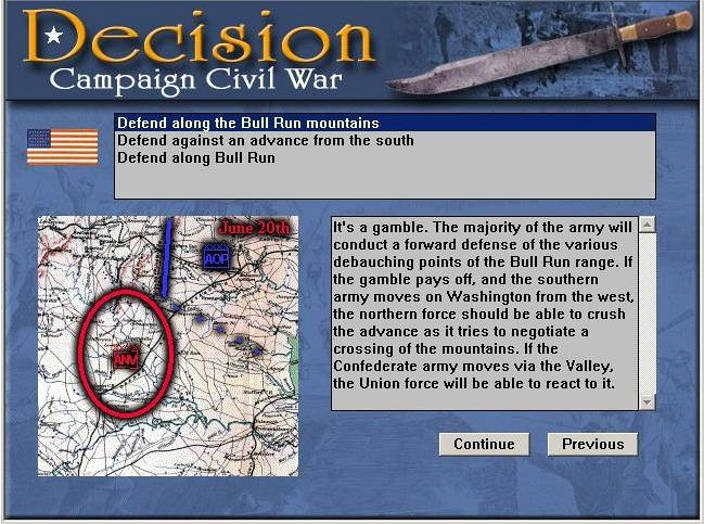 Скриншот из игры Civil War Campaigns: Campaign Gettysburg