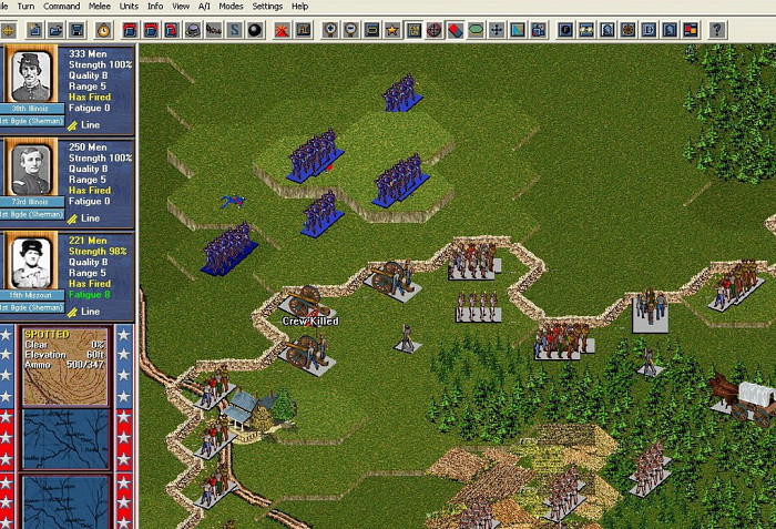 Скриншот из игры Civil War Battles: Campaign Atlanta