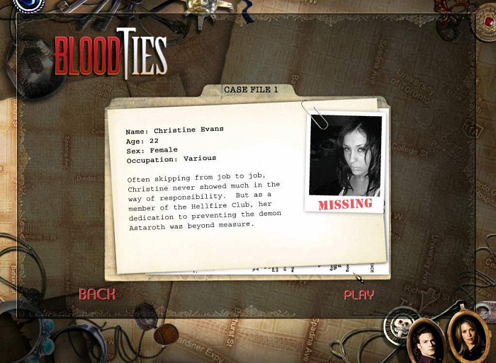 Скриншот из игры Blood Ties