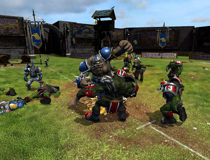 Скриншот из игры Blood Bowl