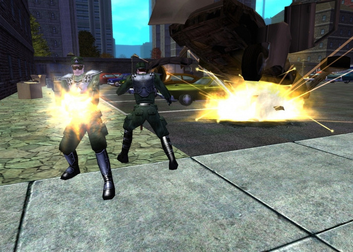 Скриншот из игры City of Villains