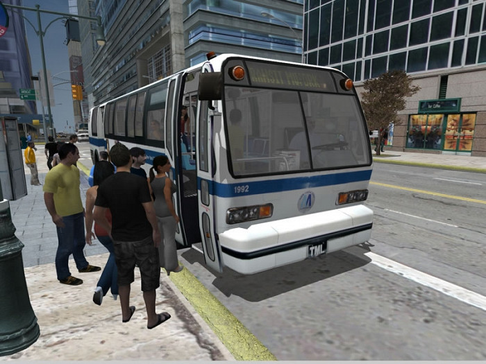 Скриншот из игры City Bus Simulator 2010