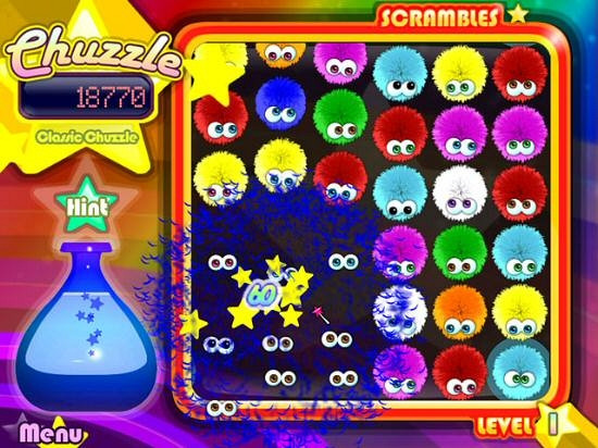 Скриншот из игры Chuzzle
