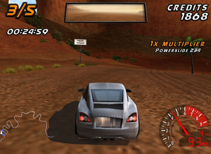 Скриншот из игры Chrysler West Coast Rally