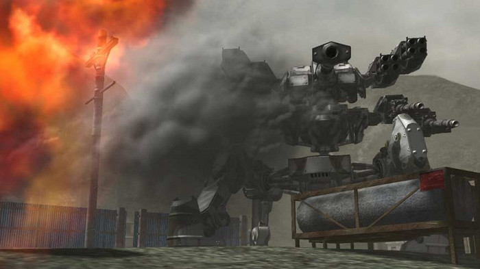 Скриншот из игры Chromehounds