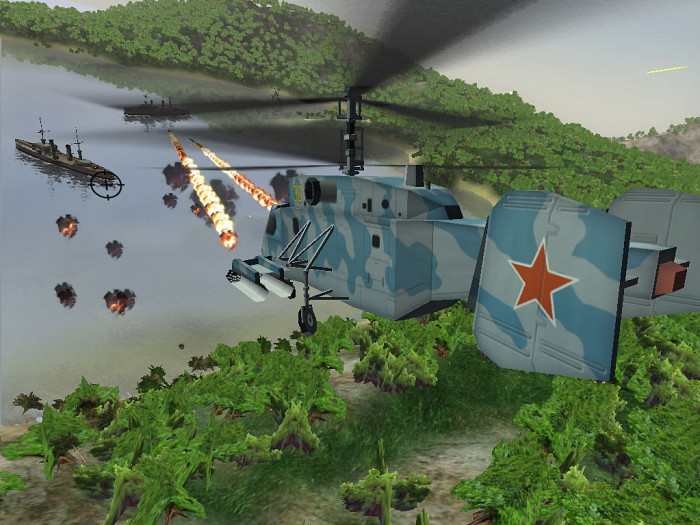 Скриншот из игры Chopper Battle