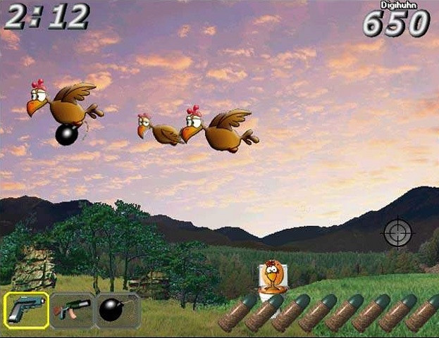 Скриншот из игры Chicken Shoot