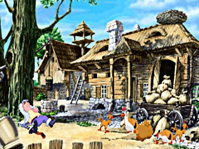 Скриншот из игры Chicken Shoot