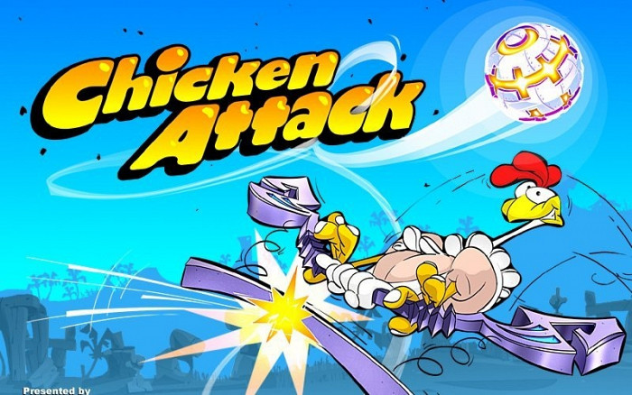 Скриншот из игры Chicken Attack