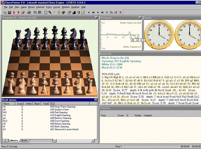 Скриншот из игры ChessPartner 5
