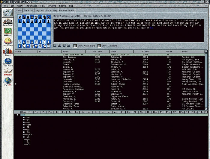 Скриншот из игры Chessmaster 8000