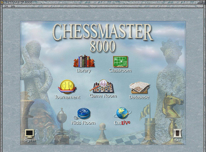 Скриншот из игры Chessmaster 8000