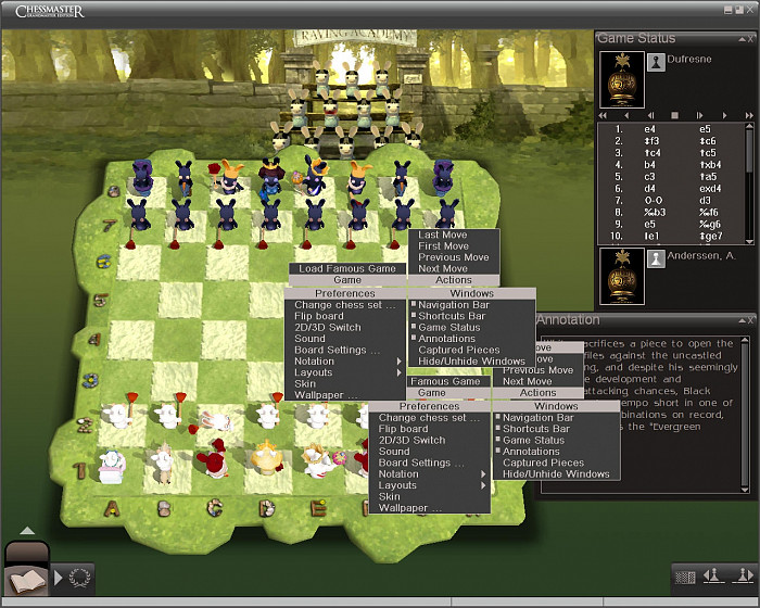 Скриншот из игры Chessmaster: Grandmaster Edition