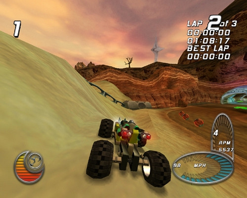 Скриншот из игры Drome Racers