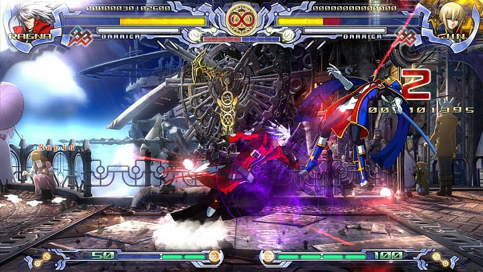 Скриншот из игры BlazBlue: Calamity Trigger