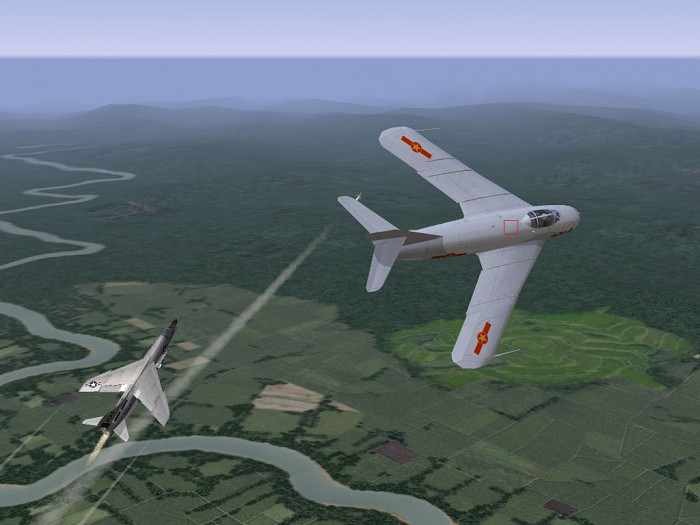 Скриншот из игры Wings over Vietnam