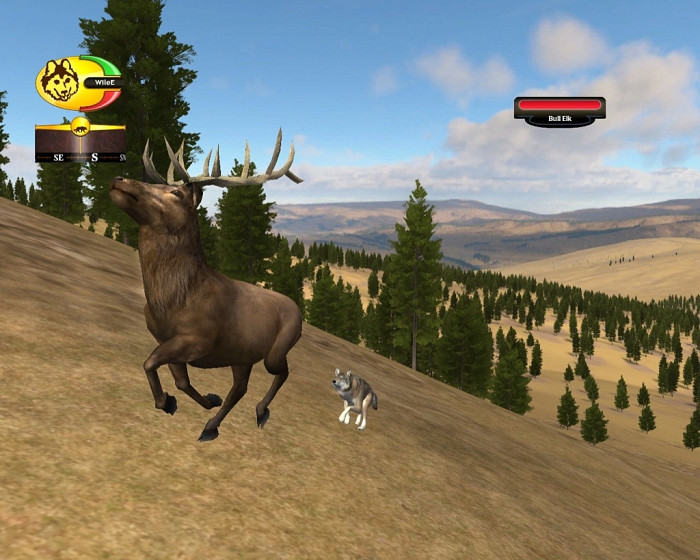 Скриншот из игры WolfQuest