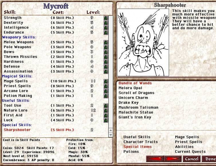 Скриншот из игры Blades of Avernum
