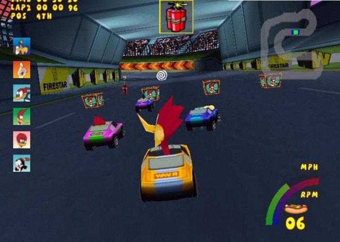 Скриншот из игры Woody Woodpecker Racing