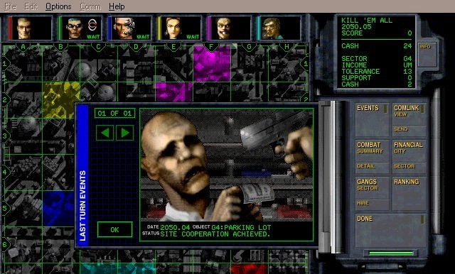 Скриншот из игры Chaos Overlords: Strategic Gang Warfare