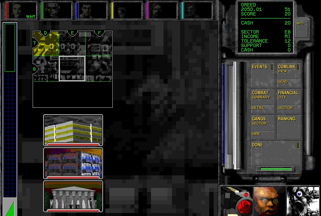 Скриншот из игры Chaos Overlords: Strategic Gang Warfare