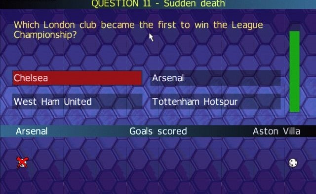 Скриншот из игры Championship Manager Quiz