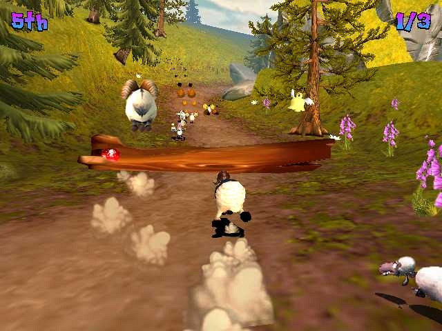 Скриншот из игры Champion Sheep Rally