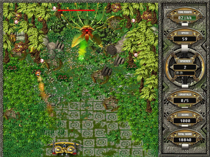 Скриншот из игры Chak's Temple