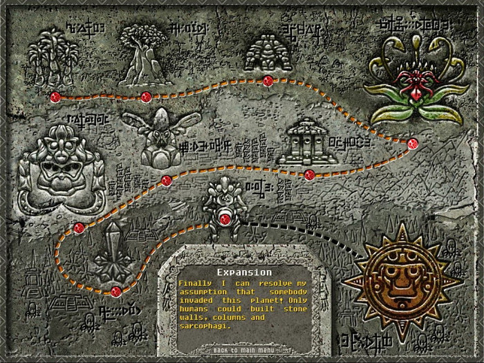 Скриншот из игры Chak's Temple