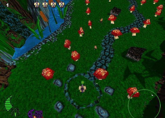 Скриншот из игры Centipede